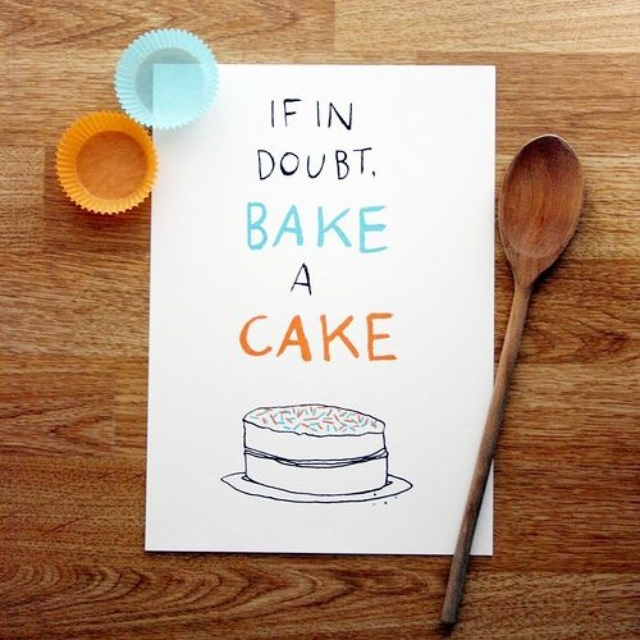 5 things bake a cake